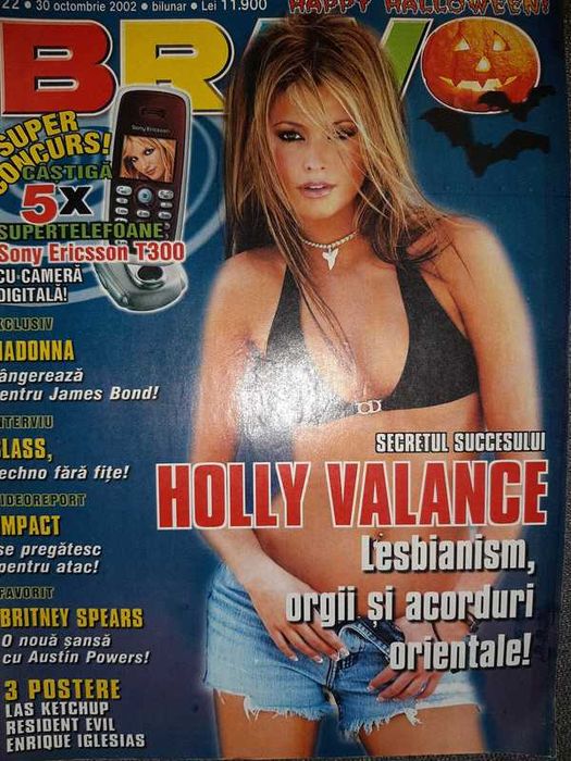 Revista Bravo cu Holly Valance pe coperta