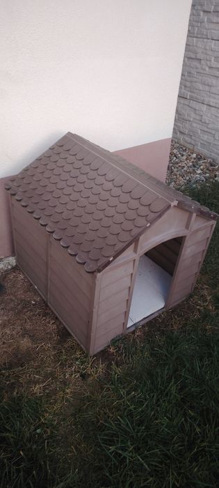 Cușcă pentru câini maro 78x85x80