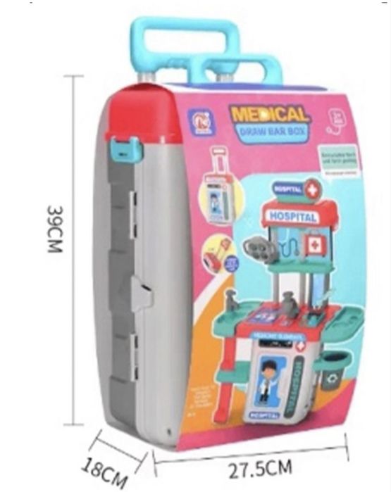 Детски докторски комплект със слушалки и аксесоари Sonne