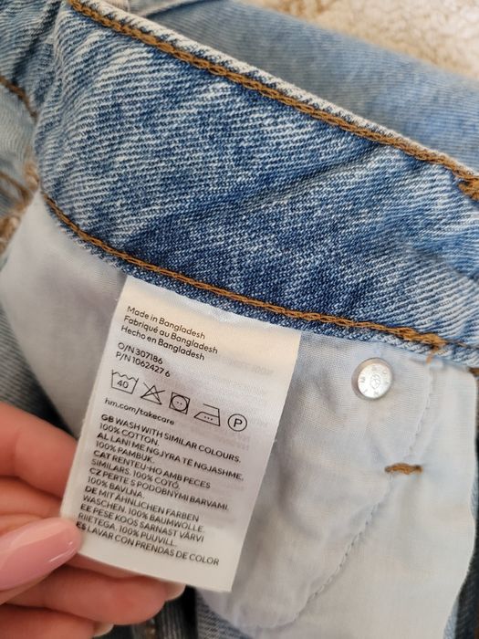 Fusta de blugi, denim, h&m