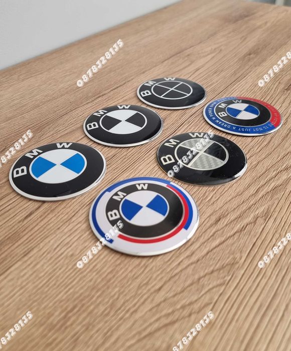 Задна емблема BMW E46 комби 65мм тип люспа