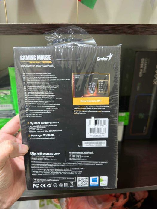 Срочно! Мышь для Геймеров Genius Scorpion Spear