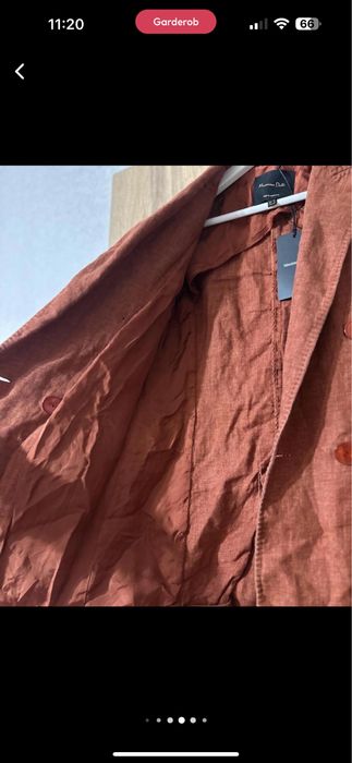 Massimo dutti  пиджак лён 100%