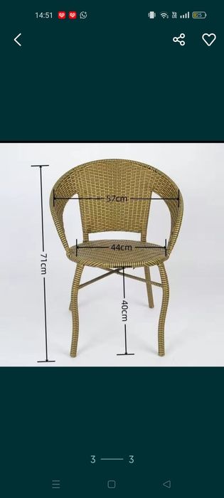 Стулья для сада и дома