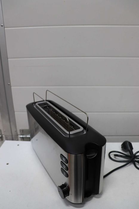 Тостер, Severin, 1000W, 5 степени на препичане, Сребрист