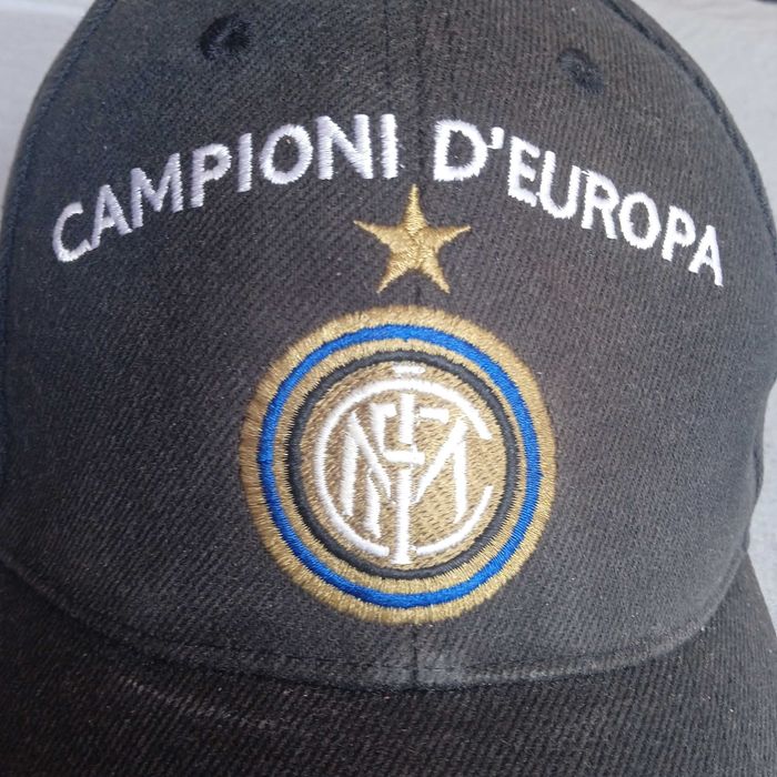 INTER MILANO 22.05.2010 UEFA CL FINAL MADRID CAMPIONI D' EUROPA TRIPLETE OSFA+ПОДАРЪК Тениска Интер оригинална шапка Baseball Cap FC Internazionale