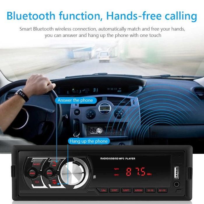 радио мр3 плейър bluetooth 4x45w usb, sd, aux 12v dc 1781e automax