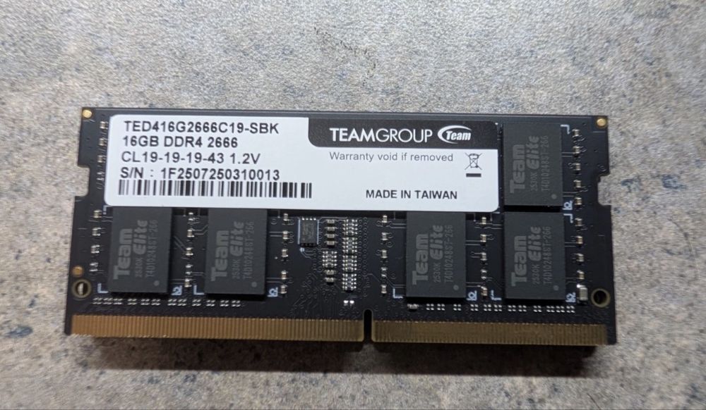 16gb SODIMM DDR 4 2666 для ноутбуков мини пк моноблоков