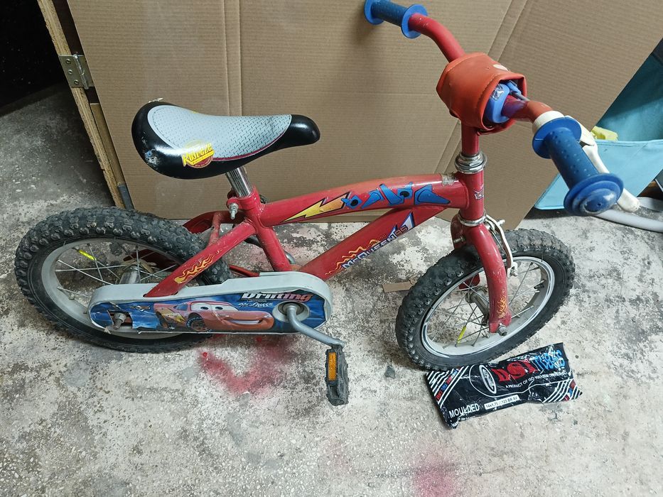 Bicicleta copii fulger mcqueen