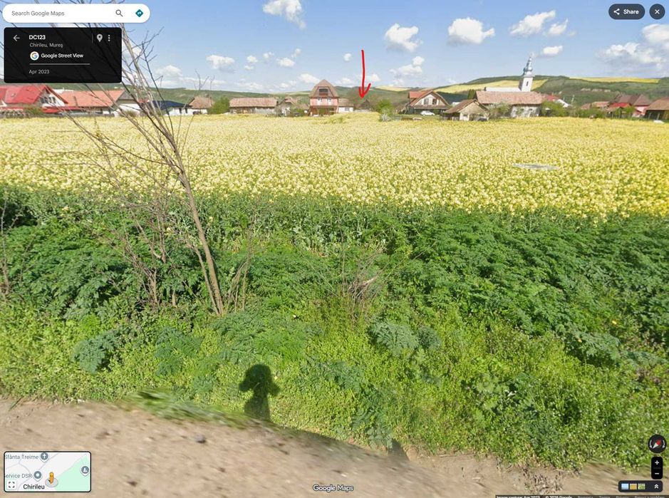 Vand teren intravilan sat Chirileu jud. Mures