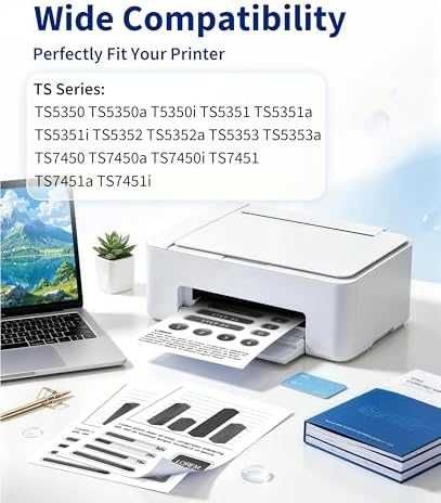 Нов Комплект 2 черни касети 560XL за Canon Pixma TS5350 TS7450 TS7451 принтер тонер мастило печат