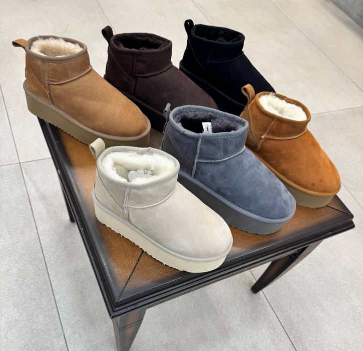 UGG piele și blană naturală, premium, pe comanda