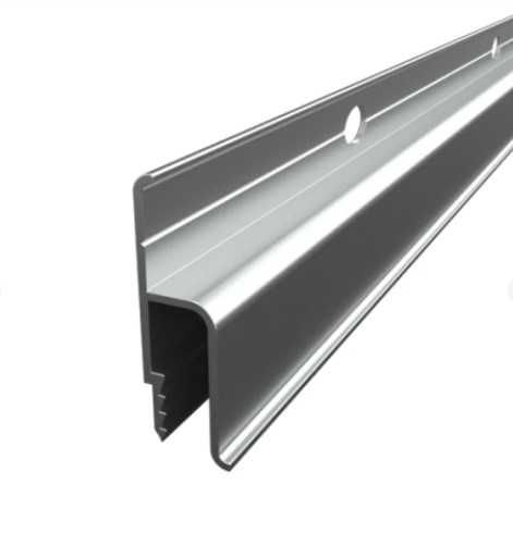 Профил алуминиев за опънати тавани H-образен (перфориран)  2.5 м