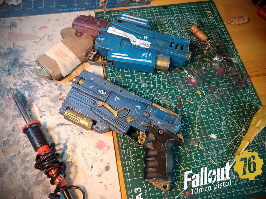 Fallout 76 косплей пистолет реквизит - 2 варианта