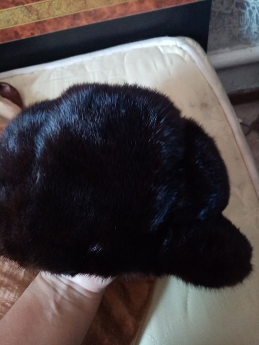 Норковая шапка мужская