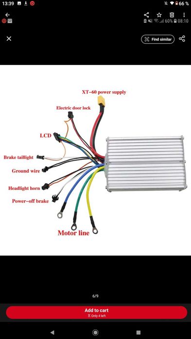 Set nou 2 JP 48V/25A dual controllere+display