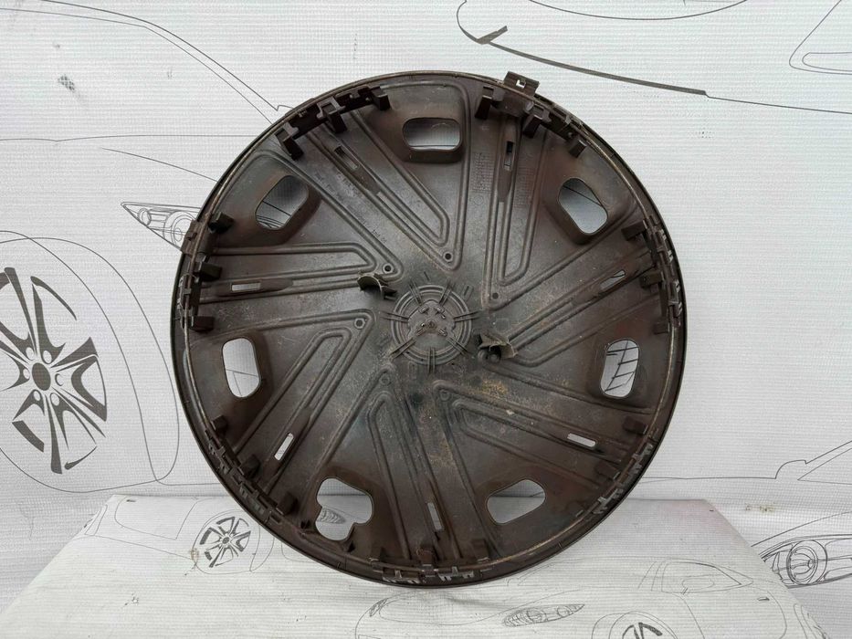 Set 2 Capace Roată R15 (Argintiu / Negru) Citroen Berlingo 9676868177 9676905177 2008 / [2008-2018] / (4B2)
