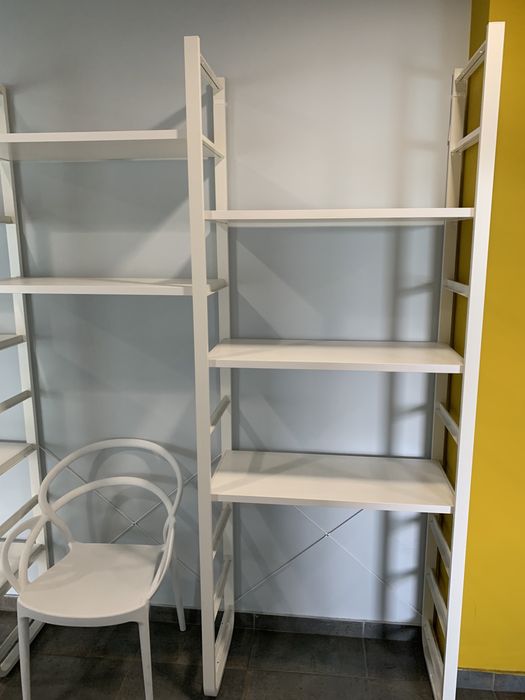 Офис стелаж от Икеа 370х215х40 см + два стола