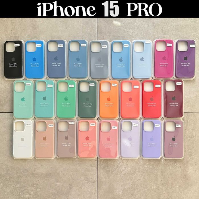 Силиконов Кейс Apple Case iPhone 17 Pro Max 16 Pro Max 15 Pro 14 13 12