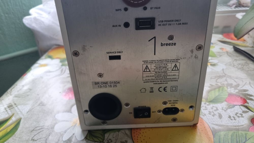 Boxa portabila hifi quadral breeze one cu probleme