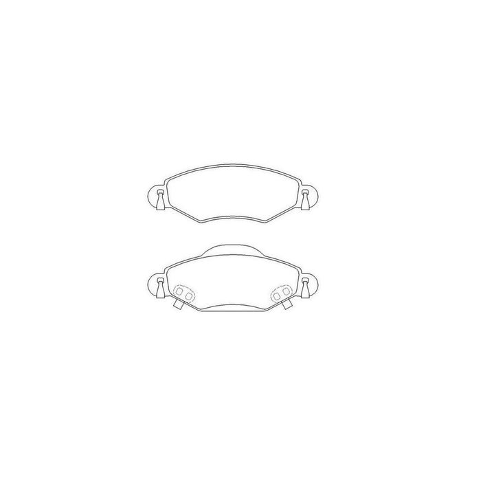 Placute frana fata Toyota Yaris (Scp1, Nlp1, Ncp1), 01.1999-12.2005, marca SRLine S70-0282
