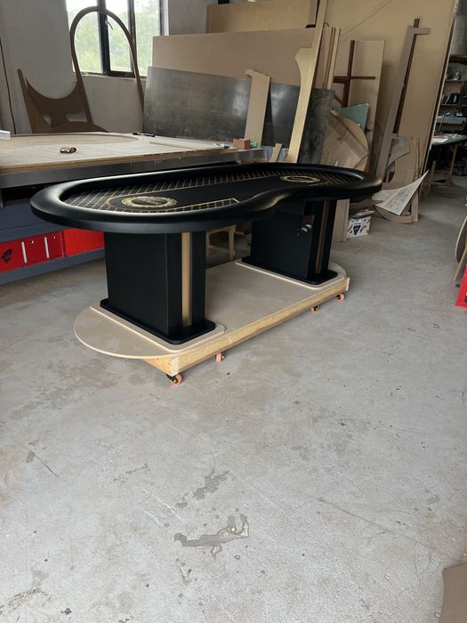 Masa Poker 10 persoane Casino intrare dealer CustomTables.eu stoc