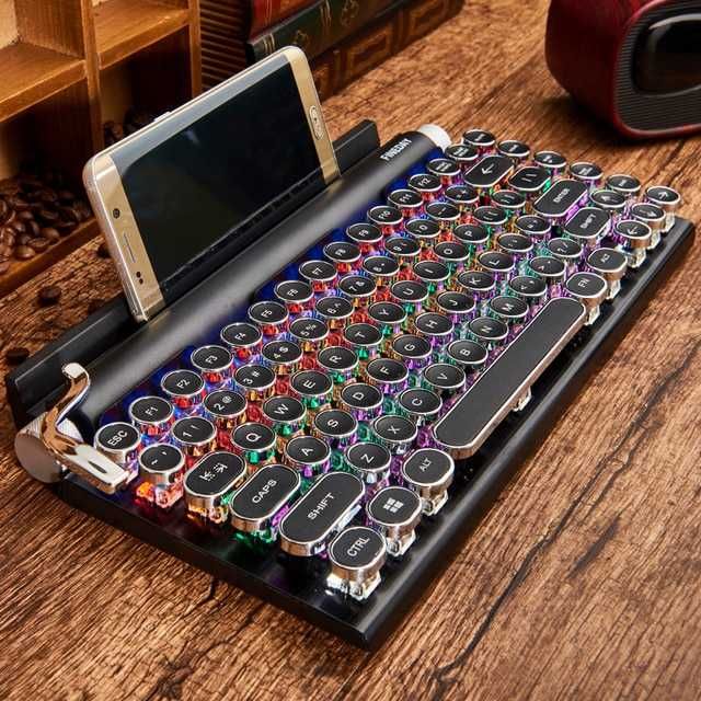 Механическая клавиатура в стиле пишущий машинки TW1867 | На заказ