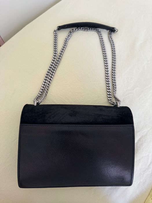 Черна чанта YSL кожена