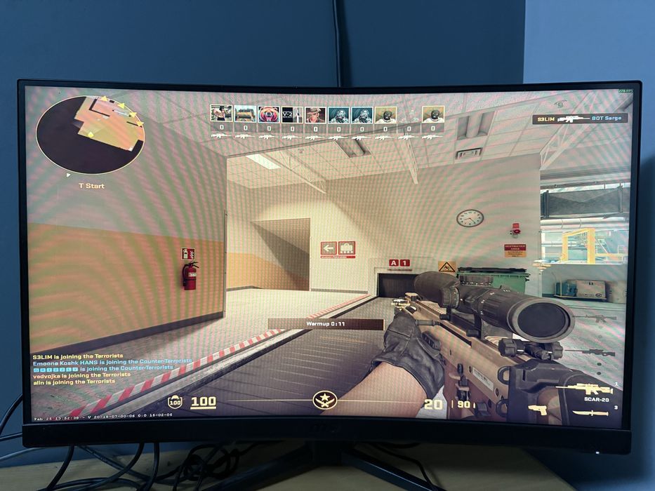 Monitor Curbat Gaming 165hz MSI G27C4