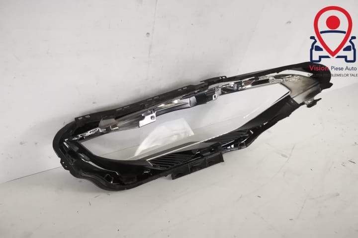 БМВ Х1 / BMW X1 Оригинално дясно стъкло за фар с орнамент и LED, в доб