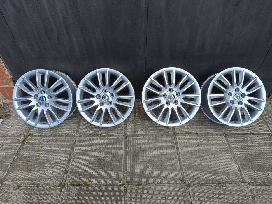 ОРИГИНАЛНИ джанти 17 ' цола 5x112 7J Skoda Octavia / Шкода Октавия АУДИ VW Seat