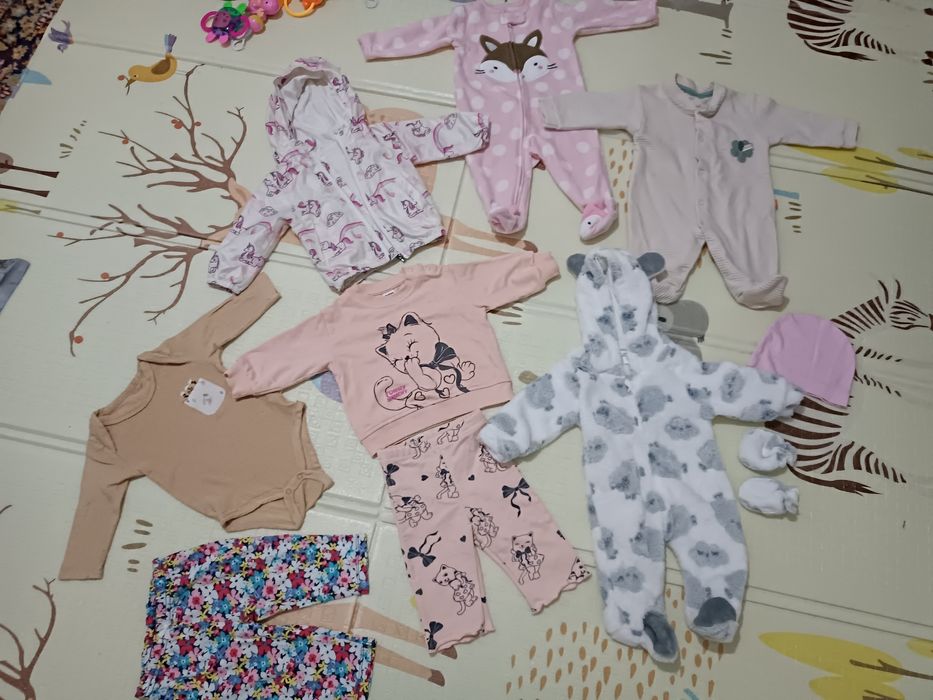 Детские вещи на девочку от 3х месяцев