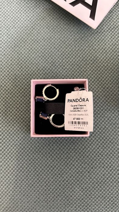 Серьги Pandora оригинал