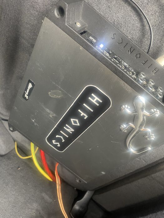 Бас каса pionner 800w + 4 канален усилвател