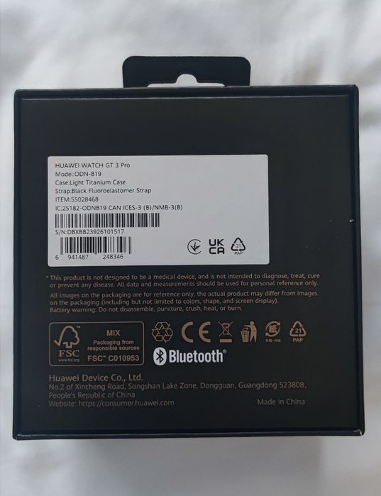 Продавам смарт часовник Huawei GTPro 3 в гаранция