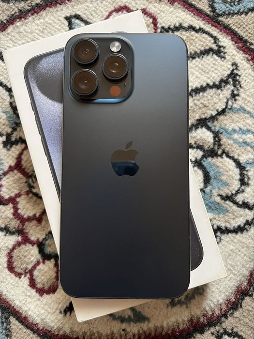 iPhone 15 Pro Max 256GB Blue Titanium Sim Karta