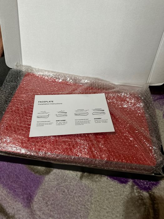 Carcasa/ Skin PS5 rosu/visiniu nou