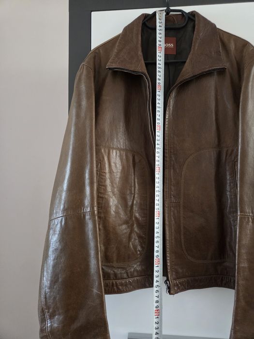 Geaca de piele naturala barbati Hugo Boss
