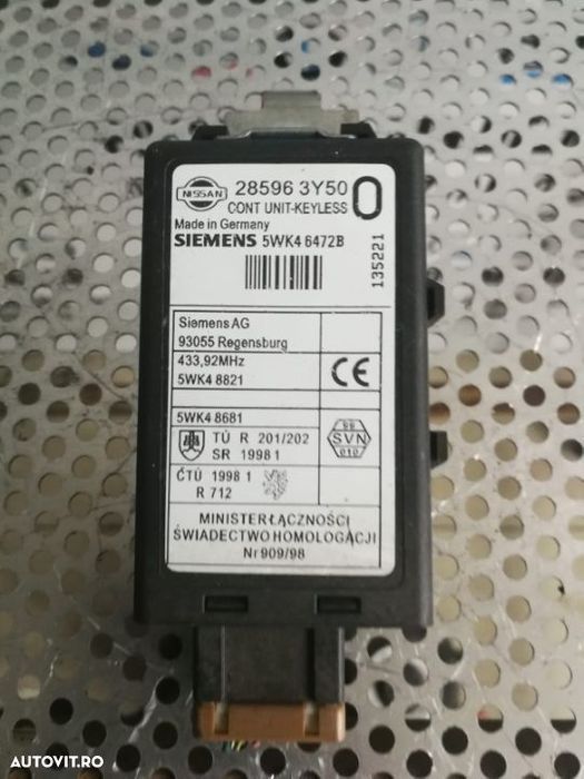Modul Calculator Confort Nissan X Trail 2.2 Dci 2001/2007 Modul Calculator Confort Nissan X Trail 2