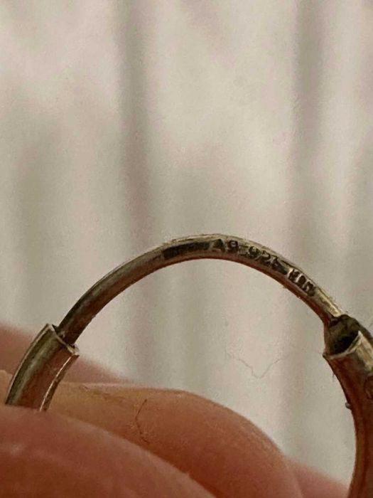 Серьги серебро 925 проба