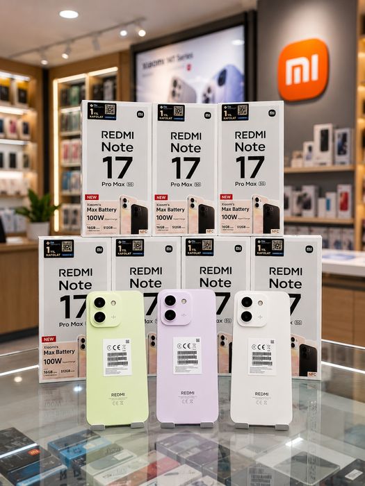 Redmi Note 17 Pro Max 5G 2026 New AKSIYA
