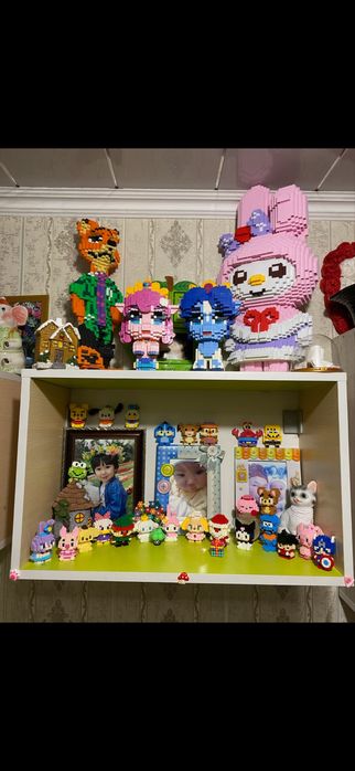 Собраный лего большие и маленькие