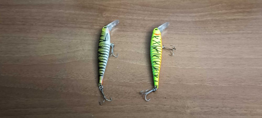 8 броя воблери за морски и сладководен риболов + влакно shimano