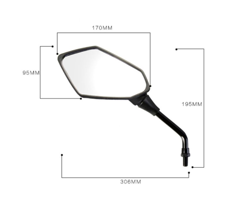 Oglinzi moto universale Honda Hornet, Yamaha, Suzuki, Kawasaki...