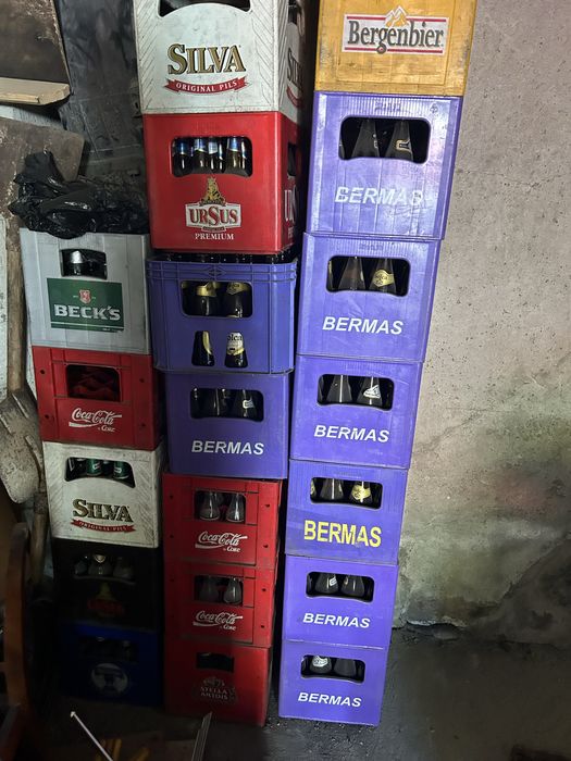 Navete cu sticle de 500 ml