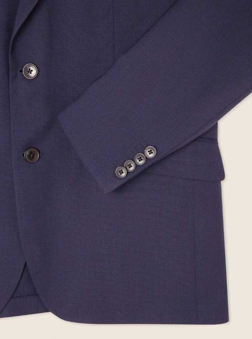 Sacou blazer slim 40 L de lux Hackett lana super 120's navy