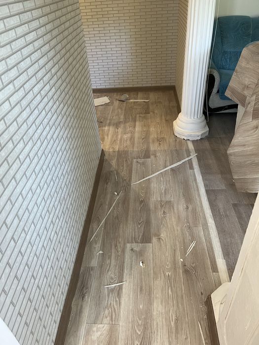 УСТАнОВКА ЛинолеУМа,плинтуса МДФ ПЛАСТИК!!