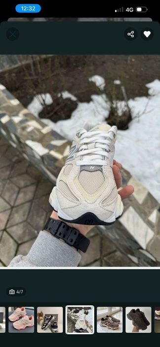 New Balance 9060 alb cu rosu