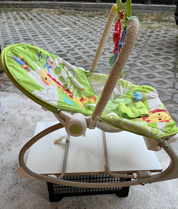 FISHER PRICE Бебешки шезлонг/столче Тропическа гора