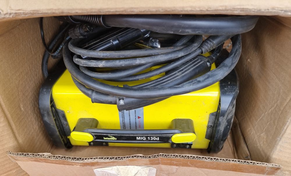 Aparat sudura MIG 130d INTENSIV fara gaz + sarma flux 0.8mm 1kg